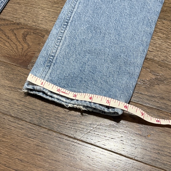 Agolde Light Blue Slim Leg Jeans - Picture 7 of 13